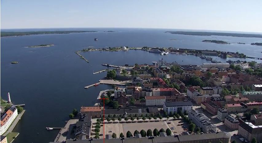 Kontoret på Kungsbron. Bild från film producerad av HeliAir och No limits. No limits ingår i Kungsbron 5