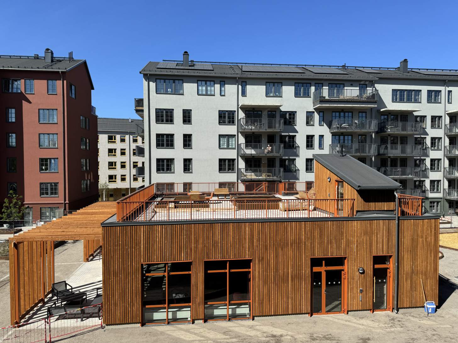 Orangeriet med takterrass.