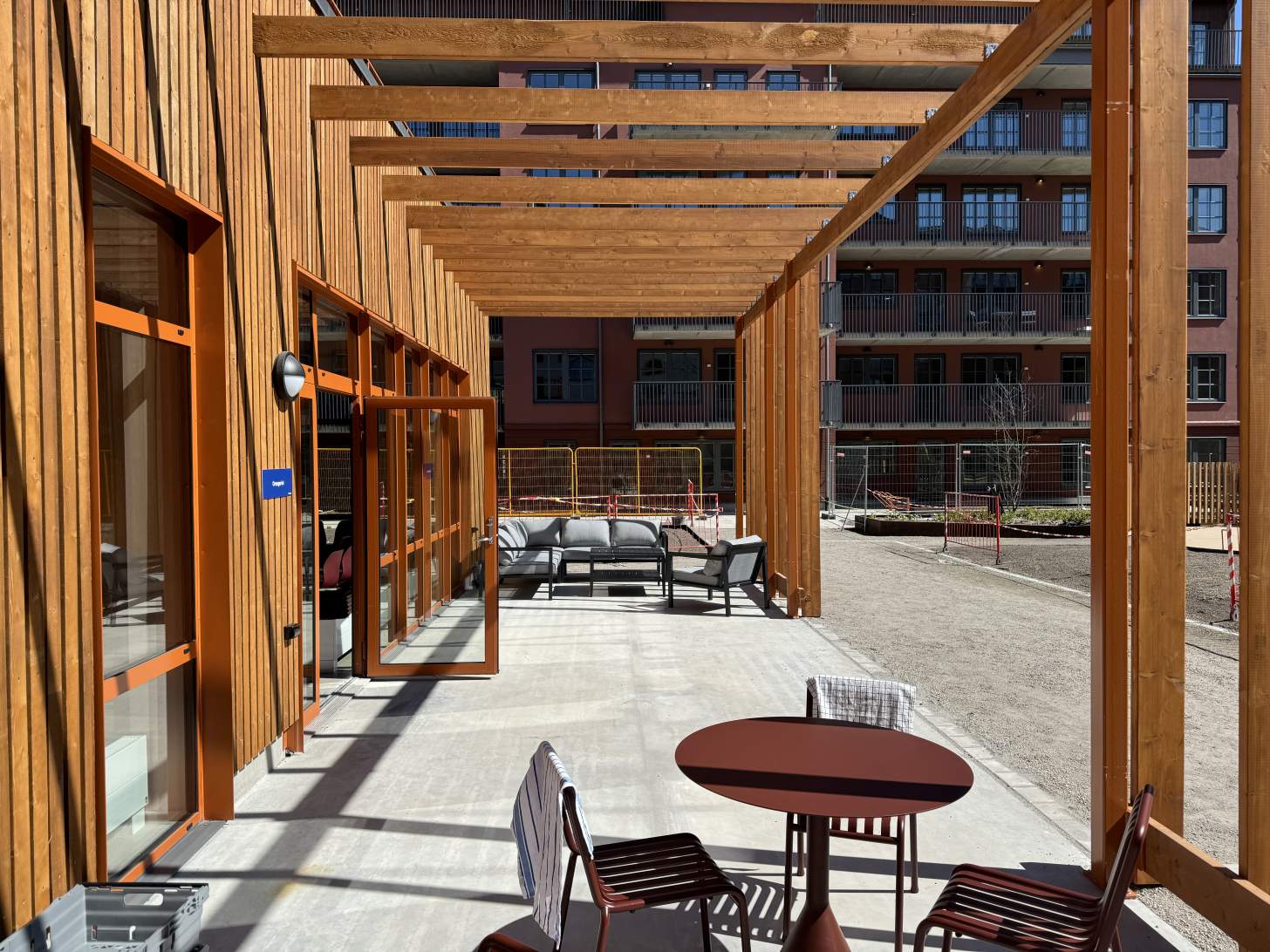 Orengeriet. Pergola